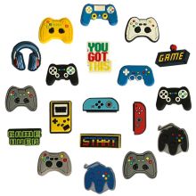 Factory Wholesale Sports Gamepad PVC Shoes Charms & Topper Sets