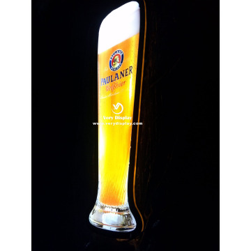 Paulaner LED -Flaschenanzeige 4C Screen gedruckt