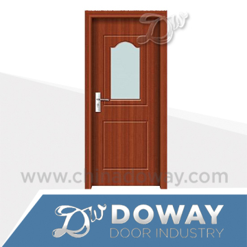 PVC Door With Glass Insert