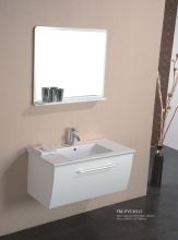 White Gloss PVC Bathroom Wall Cabinets