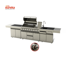 Modular Outdoor Kitchen Set Kitchen Cabinet and Set Storage Custom Metal Kitchen Cabinet