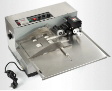 400mm Wide Hot Ink Roll Coding Machine MY-380F - Desk Paging Feeder Printer