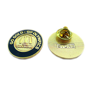 Free samples newest wholesale custom metal metal bullion blazer badges