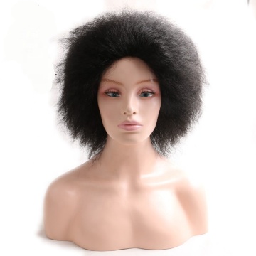 Afro Synthetic Wigs Short Big Bouncy Afro Kinky Curly for Women STOCK 6inch Black Blonde 99J Colors Synthetic Hair Machine Made