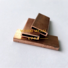 Customized cut copper rectangular tubes