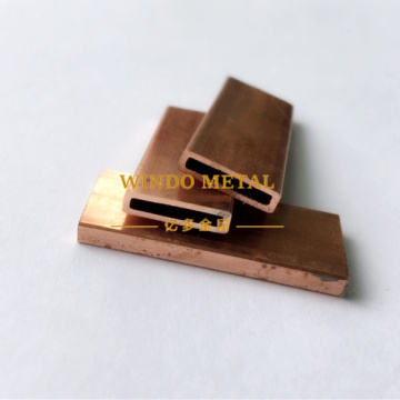 Customized cut copper rectangular tubes