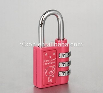 3 Dials luggage lock luggage combination lock, security lock, lock for luggage