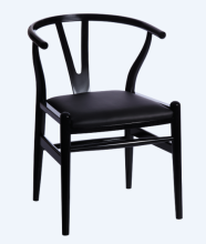 Beech Wood Dining Chair with PU cushion