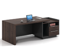 Modern Work Computer Desk: Computer Staff MDF Office Table Furniture