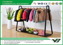 Movable Multifunctional Metal Garment Rack With Single Bar