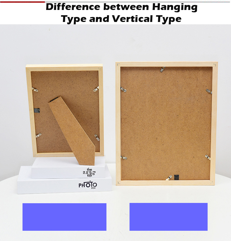 Cadres photo en bois pour la décoration de la maison Wooden Photo Frames For Home Decor