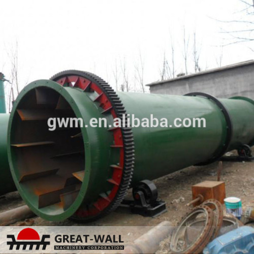 Large production clay rotary dryer