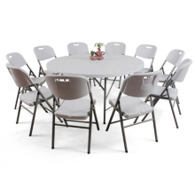 Hot Sales: Folding Dinner Table and Chair for Round Banquet