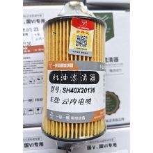 Filtro de óleo do motor yunnei sh40x20136 elemento de filtro EFI