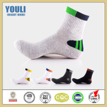 Men fashionable sports socks jacquard cotton compression sport socks breathable sport cycling socks