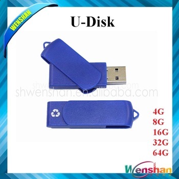 Promotion Swivel PVC Mini USB Flash disk bulk