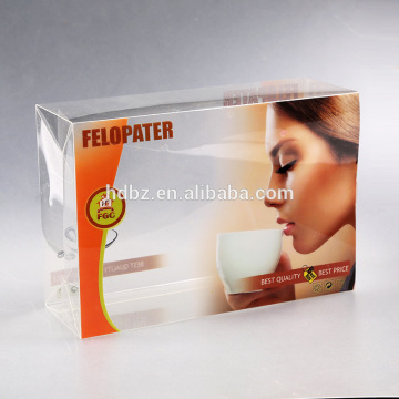 custom clear transparent rectangular box ,PVC/PET/PP material