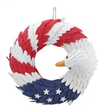 INDEPENDENCE DAY WREATH DECORATION