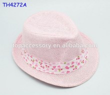 Simple Design Plain Straw Hat,fashion folded cheap Panama straw hat