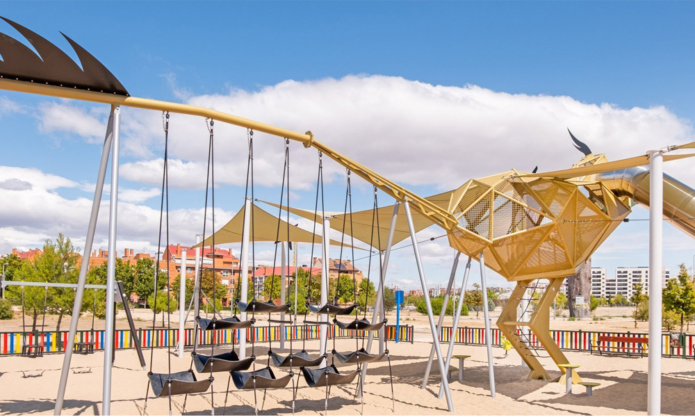 Playground climbing structures