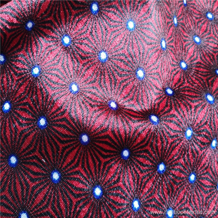 Knitted 100% Polyester Print African Velvet Sofa Fabric