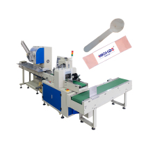 4-in-1 Disposable Plastic Cutlery Packing Machine: Spoon, Fork, Knife, and Tissue