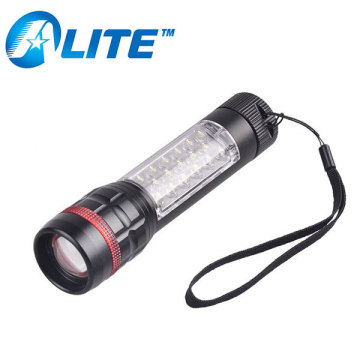 3Modes Light Aluminum LED Flashlight Magnetic Base Light