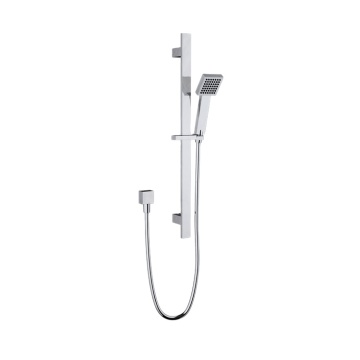 square design sliding bar hand showers sliding rails