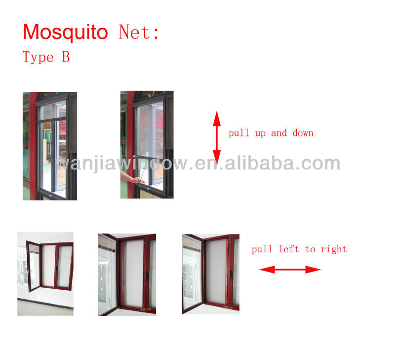 sliding mosquito net for windows foshan wanjia factory wholesale