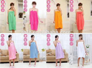 Micofiber Lady wrap Spa bath towel/ pool towel