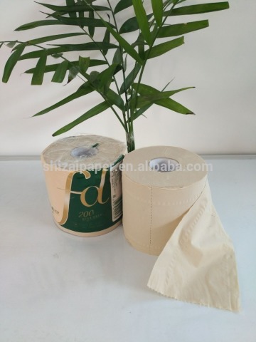 Factory Direct Sell Virgin Bamboo Pulp Unbleached Paper Roll