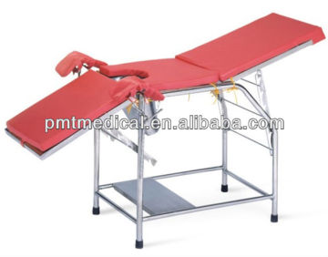 Gynecology Stainless Steel Delivery Bed