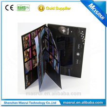 Foldable Paper Artificial Style Lcd Video Greeting Card