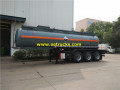 18000 Liter Steel H2SO4 Tank Trailers