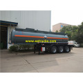 18000 Liters Steel H2SO4 صهريج مقطورة