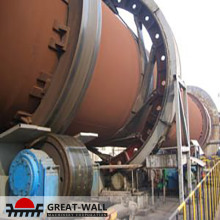 gypsum calcinated petroleum coke rotary kiln with 5 years Warranty