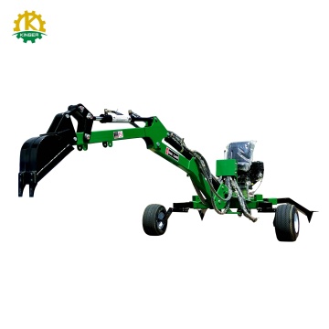 9HP/15HP Gasoline ATV Backhoe Excavator with Attachments