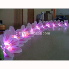 Cool inflatable flower chain decoration