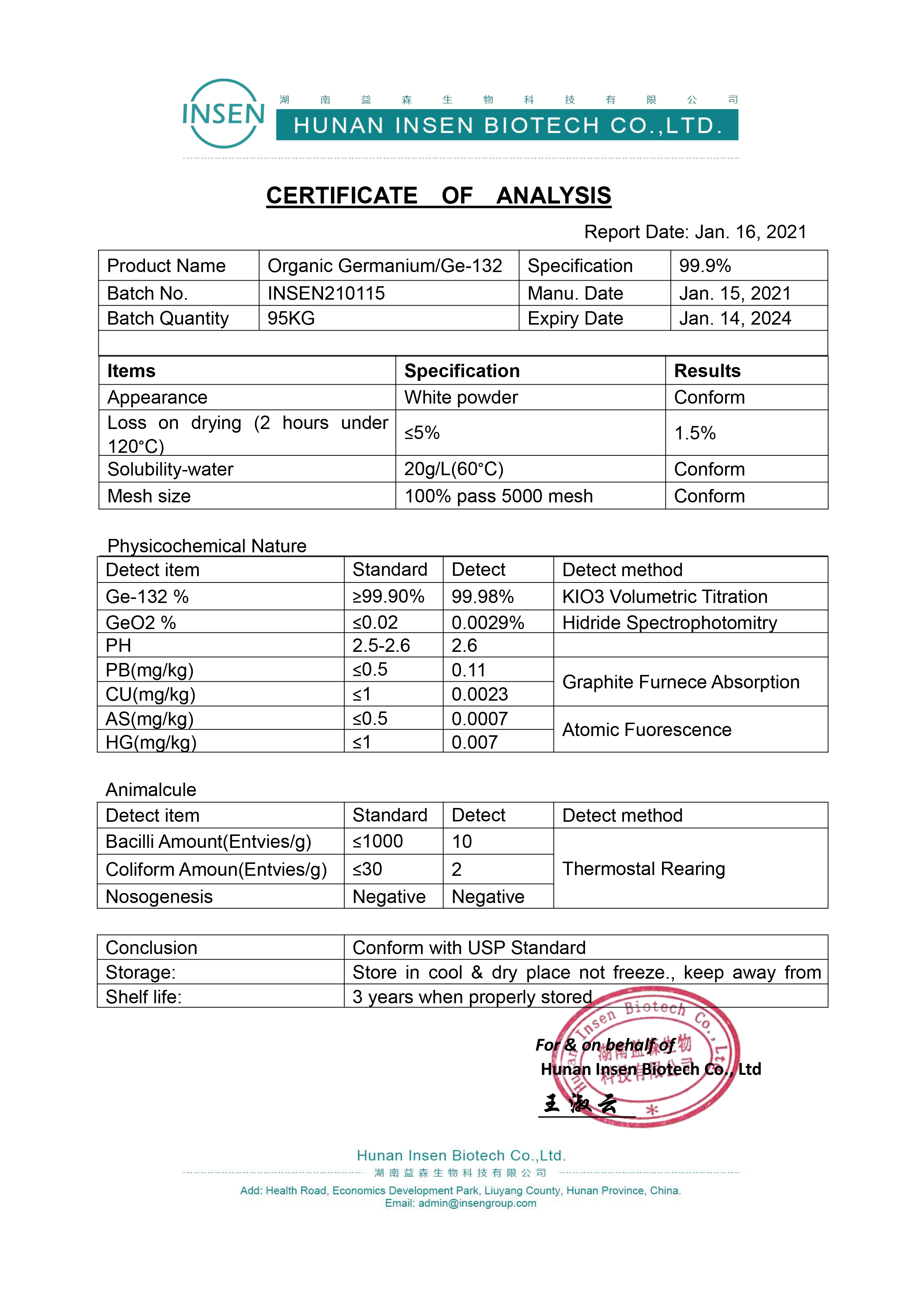 Organic Germanium GE-132