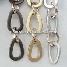 Triangle Swirling Chaink Link Necklace