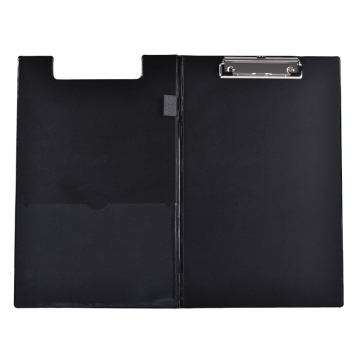 FC Folder with Plastic Front Cover and Inside Pocket - Clipboard