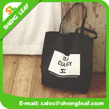 promotional recycled foldable tote reusable shopping cotton bag