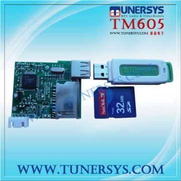 TM605 usb sd mp3 interface adapter