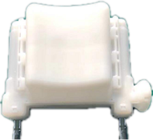 plastic headrest assembly