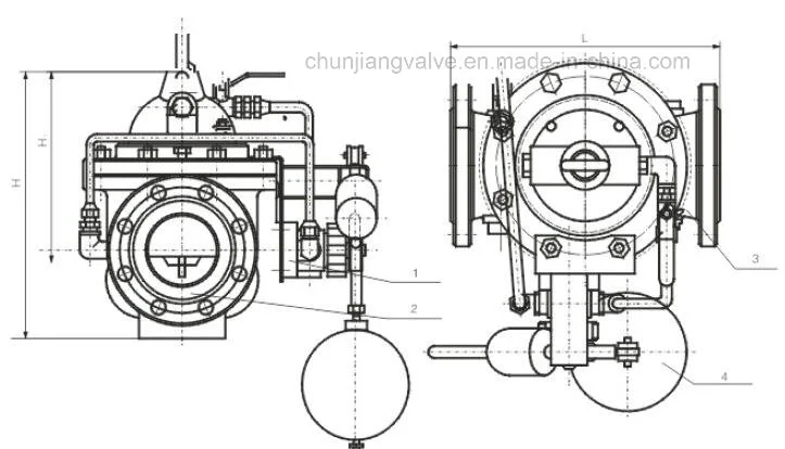 106X Electro Magnetic Remote-Control Float Valve