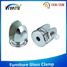 Zinc alloy glass shelf bracket glass holder glass panel mounting brackets