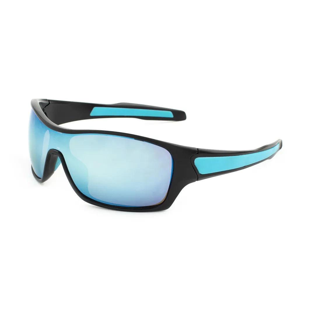 One PCS with Ice Blue Mirror Cool Sport Designs Sunglass