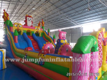 12 by 6 meter Inflatable Fun Fair commercial kids Inflatable amusement city/Large entertainment park HIRE!!!