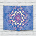 Böhmische Tapisserie Mandala Wandbehang indischen Stil Boho psychedelischen Wandteppich für Wohnzimmer Schlafzimmer Home Wohnheim Dekor blau