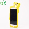 Coque en silicone souple pour téléphone jaune